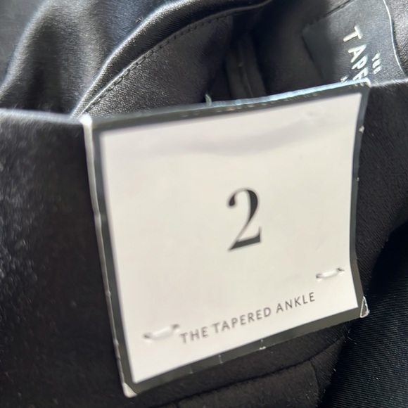 NWT WHBM Bow-Belt Satin Tapered Pants - Picture 8 of 11